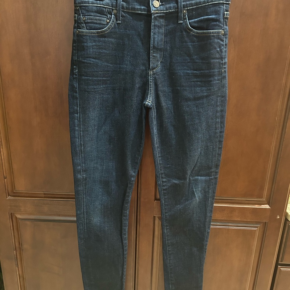 Dark Wash High Rise Skinny Jeans